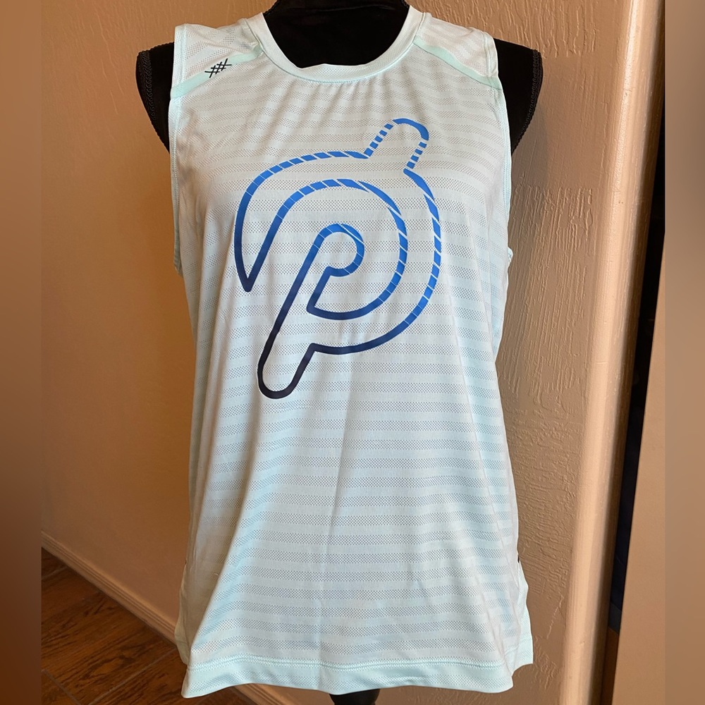 Peloton Turquoise Blue Small Top